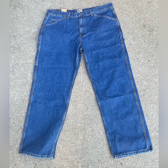 Schmidt Men’s Workwear Utility Work Jeans 100% Cotton 42X32 - Picture 11 of 13